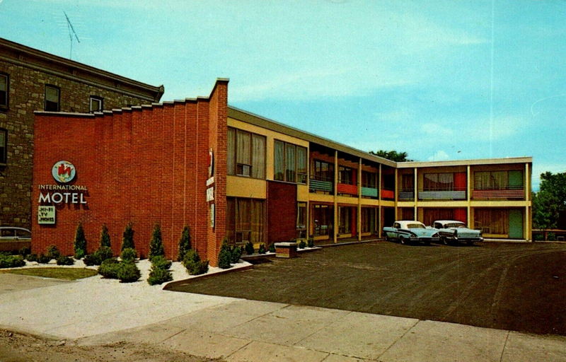 International Motel - Vintage Postcard (newer photo)